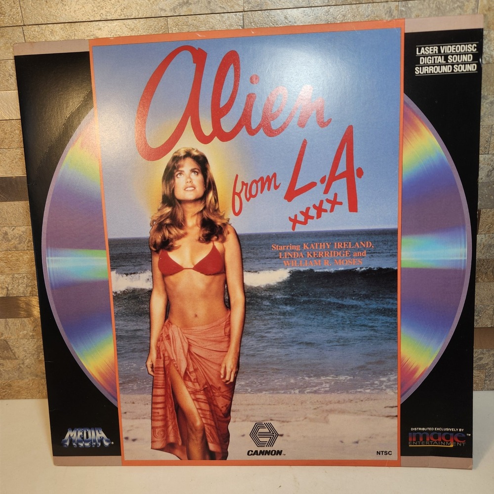 Alien from L.A. LaserDisc 1988 Kathy Ireland Cannon Films ID6150ME NTSC‎ Digital